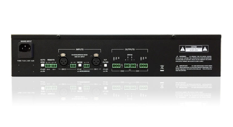 HSA2-400 100V stereo stiprintuvas