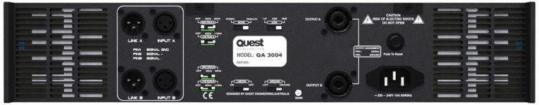 QA3004 stereo stiprintuvas